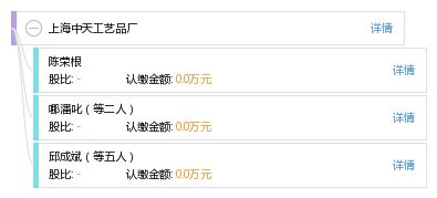 上海中天工藝品廠綜合信息查詢指南 工商、信用、財務與聯系方式
